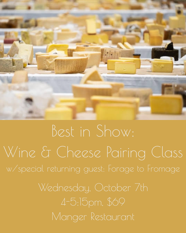 Best in Show: Cheese & Wine Pairing