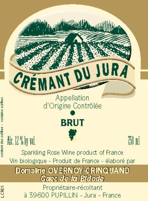 Overnoy-Crinquand Cremant du Jura