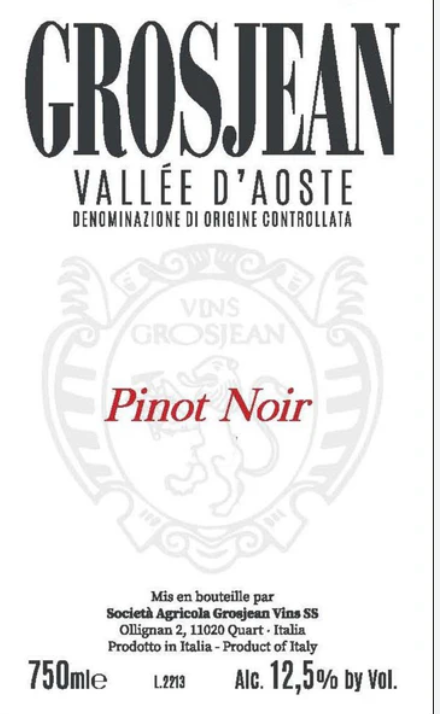 Grosjean Pinot Noir 2022