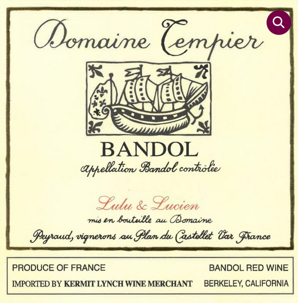 Tempier Bandol Rouge Lulu & Lucien