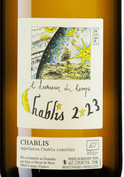 Alice et Olivier de Moor Chablis l'humeur du Temps 2023