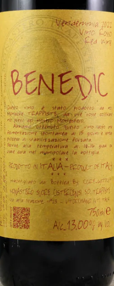 Monastereo Suore Cistercensi Benedic Lazio Rosso 2024